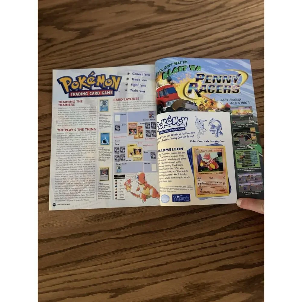 Nintendo Power Vol 118 March 1999 w/Poster, Charmeleon Pokémon Card & Inserts